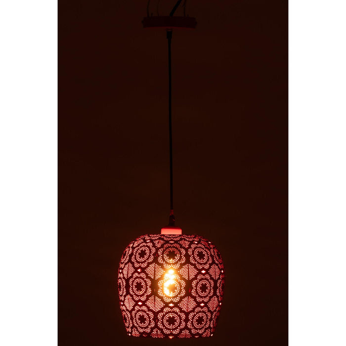 Hanglamp Rood Electrical part 24 cm 23.5x23.5x39 cm-Hanglampen-J-Line