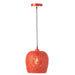 Hanglamp Rood Electrical part 24 cm 23.5x23.5x39 cm-Hanglampen-J-Line