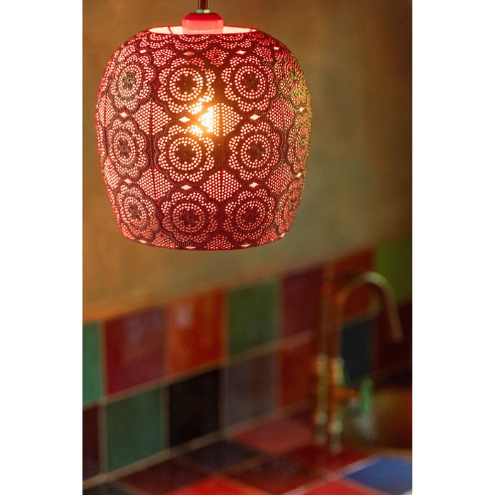Hanglamp Rood Electrical part 24 cm-Tafellampen-J-Line