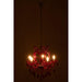 Hanglamp Rood Ijzer Antiek 53 cm-Tafellampen-J-Line