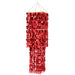 Hanglamp Rood Pvc Vierkant 50 cm-Tafellampen-J-Line