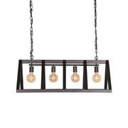Hanglamp Roof Bijzonder Metaal Zwart 95x95x38 cm-Hanglampen-LABEL51