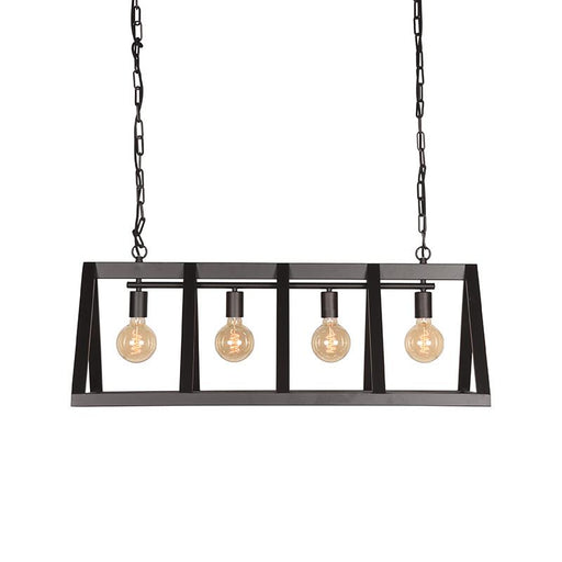 Hanglamp Roof Bijzonder Metaal Zwart 95x95x38 cm-Hanglampen-LABEL51