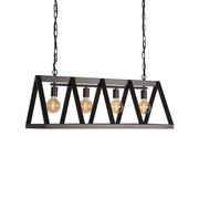 Hanglamp Roof Bijzonder Metaal Zwart 95x95x38 cm-Hanglampen-LABEL51