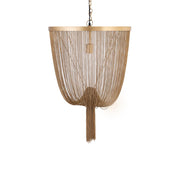 Hanglamp Solan Gold Geel 50x50x70 cm-Hanglampen-PTMD