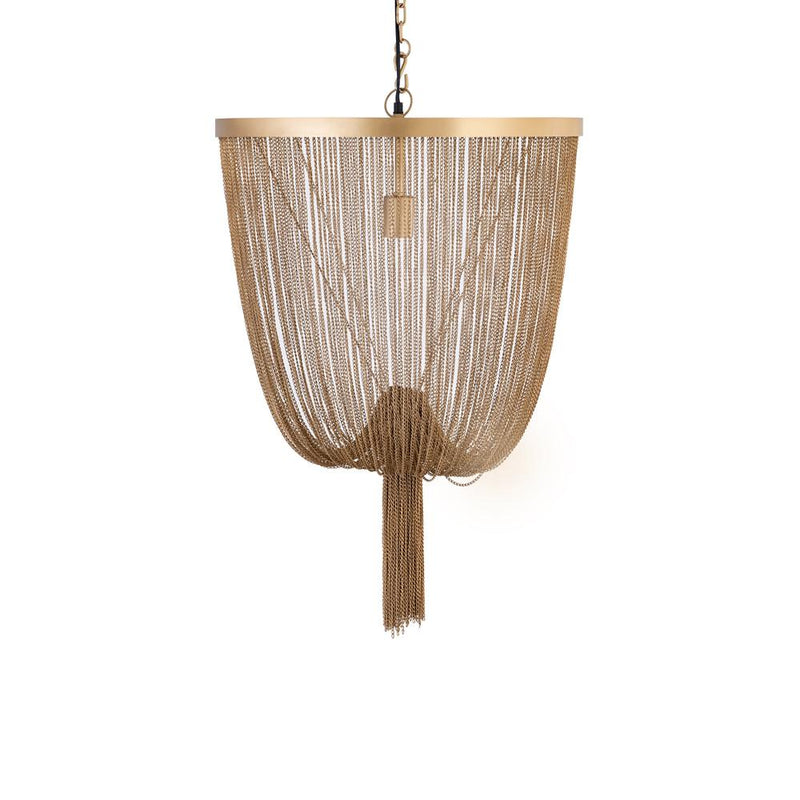 Hanglamp Solan Gold Geel 50x50x70 cm-Hanglampen-PTMD