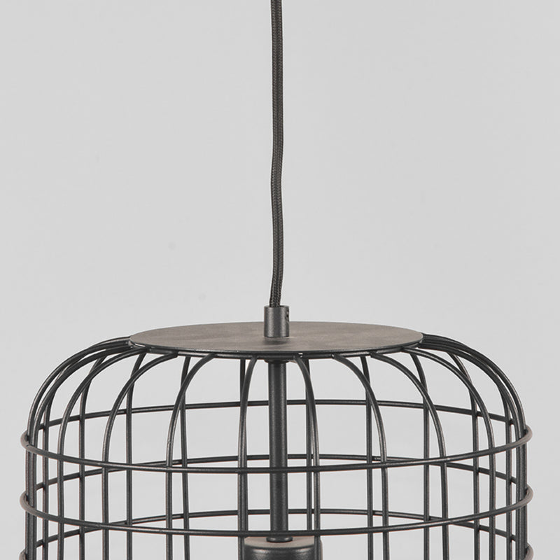 Hanglamp Solido Prachtige Metaal Zwart 26x26x150 cm-Hanglampen-LABEL51