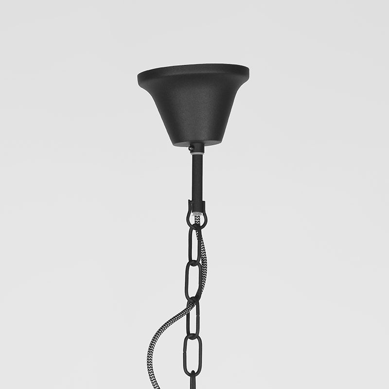Hanglamp Spot Grote Metaal Zwart 47x47x52 cm-Hanglampen-LABEL51