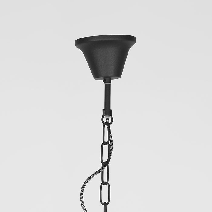 Hanglamp Spot Grote Metaal Zwart 47x47x52 cm-Hanglampen-LABEL51