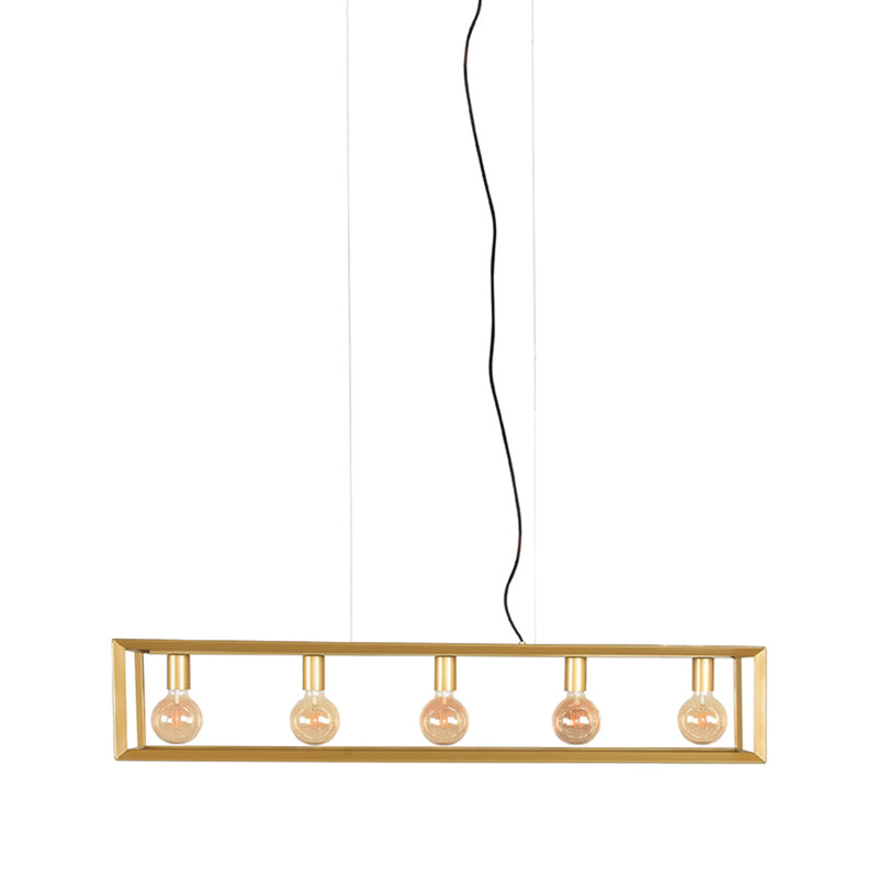 Hanglamp Tetto Metaal Antiek Goud 20x120x141 cm-Hanglampen-LABEL51