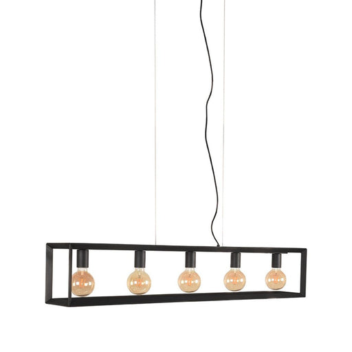 LABEL51 Hanglamp Tetto - Zwart - Metaal - 5-Lichts-Tafellampen-LABEL51