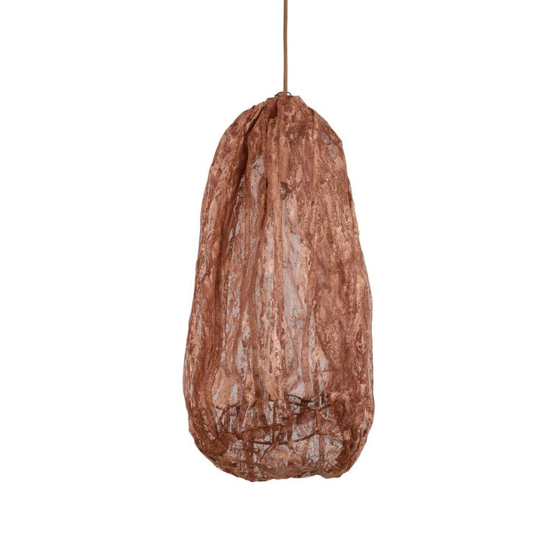 Hanglamp Tijdloze Uit Geel 30x30x48 cm-Hanglampen-PTMD