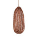Hanglamp Tijdloze Uit Geel 30x30x48 cm-Hanglampen-PTMD