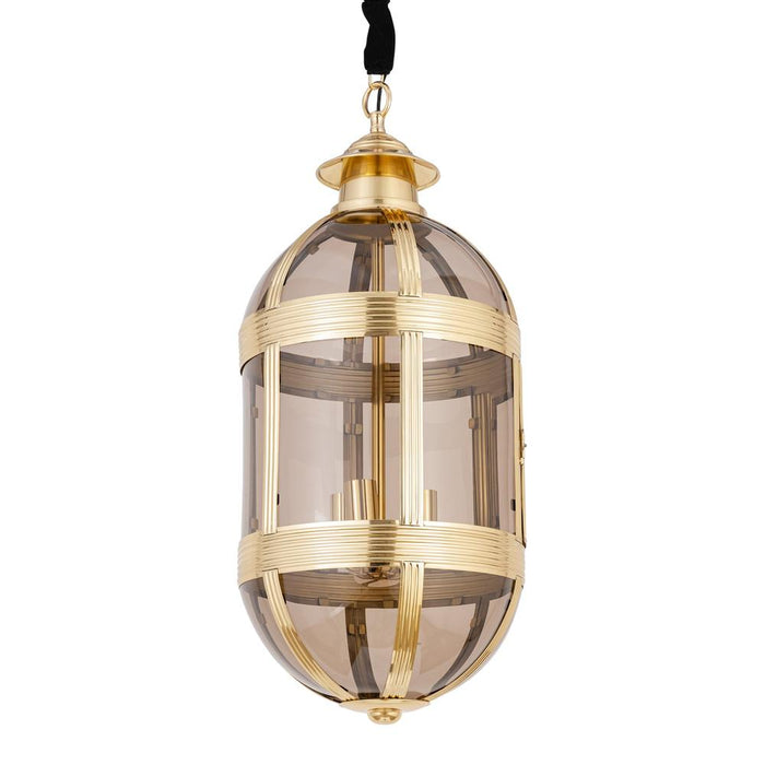 Hanglamp Tijdloze Uit Geel 39x39x93 cm-Hanglampen-PTMD