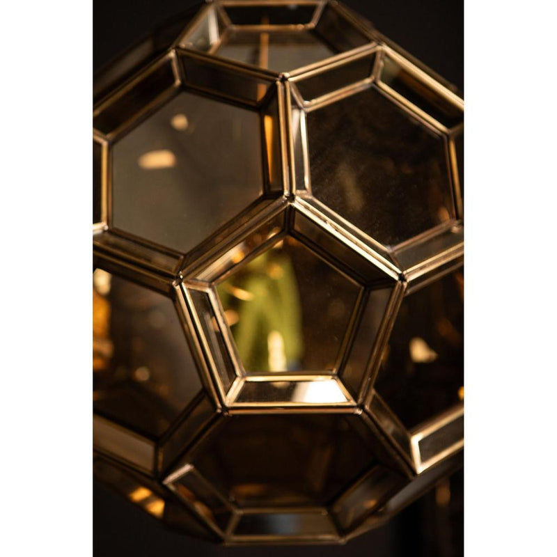 Hanglamp Tijdloze Uit Geel 49x49x50 cm-Hanglampen-PTMD