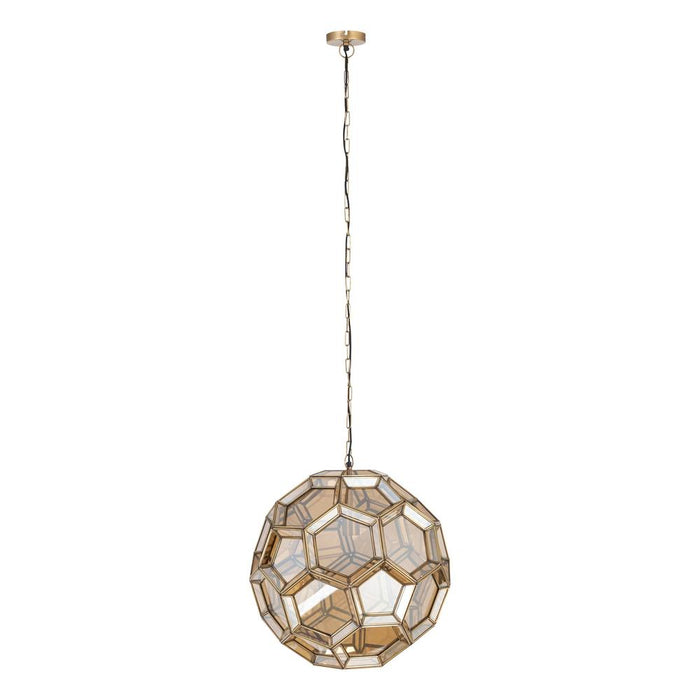Hanglamp Tijdloze Uit Geel 49x49x50 cm-Hanglampen-PTMD