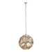 Hanglamp Tijdloze Uit Geel 49x49x50 cm-Hanglampen-PTMD