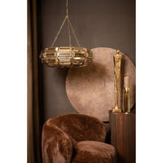 Hanglamp Tijdloze Uit Geel 70x70x21 cm-Hanglampen-PTMD