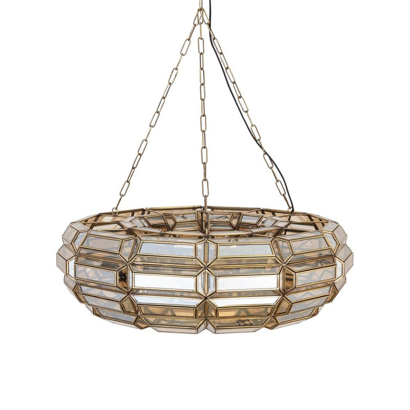 Hanglamp Tijdloze Uit Geel 70x70x21 cm-Hanglampen-PTMD