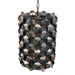 Hanglamp Tijdloze Uit Zwart 32x32x148 cm-Hanglampen-PTMD