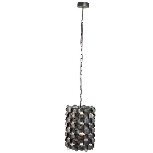 Hanglamp Tijdloze Uit Zwart 32x32x148 cm-Hanglampen-PTMD