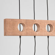 Hanglamp Timber Speelse Metaal Zwart 5x90x53 cm-Hanglampen-LABEL51