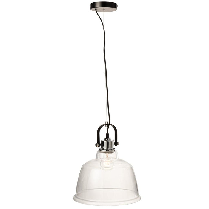 Hanglamp Transparant Glas 30 cm 30x30x175 cm-Hanglampen-J-Line