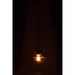 Hanglamp Transparant Glas 30 cm 30x30x175 cm-Hanglampen-J-Line