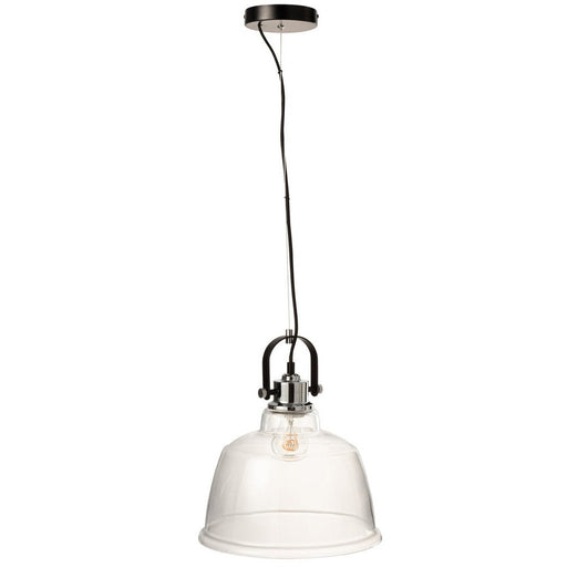 Hanglamp Transparant Glas 30 cm 30x30x175 cm-Hanglampen-J-Line