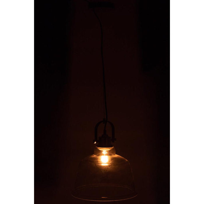 Hanglamp Transparant Glas 30 cm-Hanglampen-J-Line
