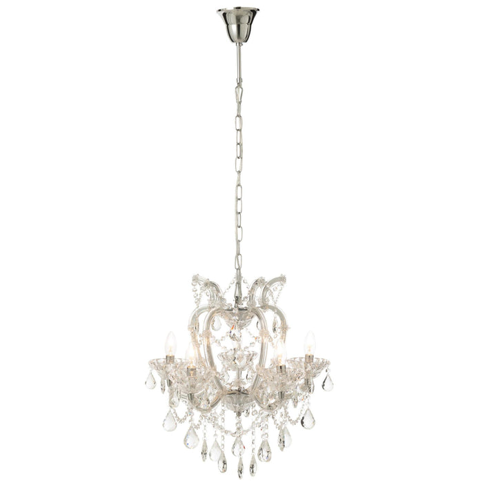 Hanglamp Transparant Glas Antiek 53 cm-Hanglampen-J-Line