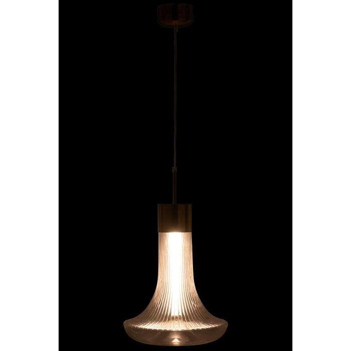 Hanglamp Transparant Ijzer 34 cm-Hanglampen-J-Line