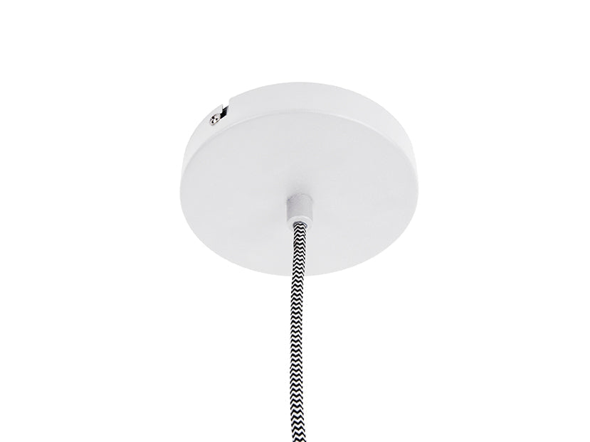Hanglamp Tuned - IJzer Wit - 35x35cm-Hanglampen-Leitmotiv