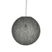 LABEL51 Hanglamp Twist - Grijs - Vlas - L-Tafellampen-LABEL51