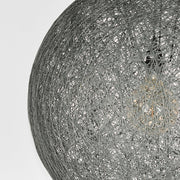Hanglamp Twist Bolvormige Vlas Grijs 55x55x55 cm-Hanglampen-LABEL51