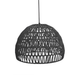 Hanglamp Verlichting Maakt Katoen Zwart 38x38x30 cm-Hanglampen-LABEL51
