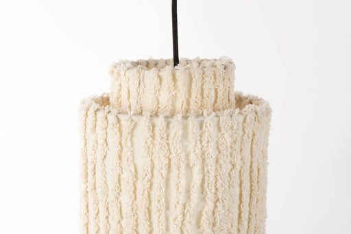 Hanglamp Versier Je Cotton Beige 20x20x38 cm-Hanglampen-Creating Home