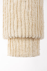 Hanglamp Versier Je Cotton Beige 20x20x38 cm-Hanglampen-Creating Home