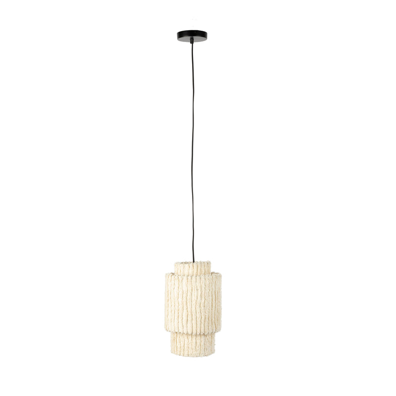 Hanglamp Versier Je Cotton Beige 20x20x38 cm-Hanglampen-Creating Home