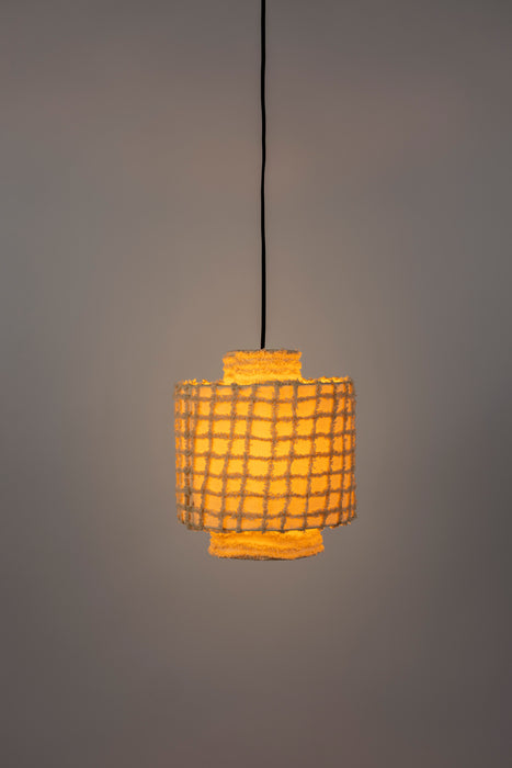 Hanglamp Versier Je Cotton Beige 25x25x30 cm-Hanglampen-Creating Home