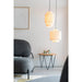 Hanglamp Versier Je Cotton Beige 25x25x30 cm-Hanglampen-Creating Home