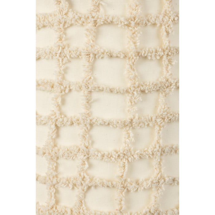 Hanglamp Versier Je Cotton Beige 25x25x30 cm-Hanglampen-Creating Home