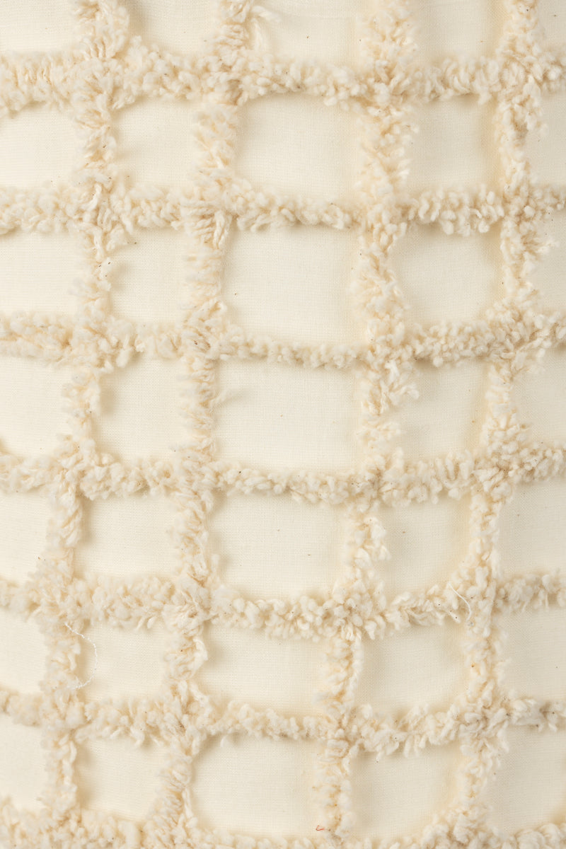 Hanglamp Versier Je Cotton Beige 25x25x30 cm-Hanglampen-Creating Home