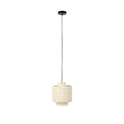 Hanglamp Versier Je Cotton Beige 25x25x30 cm-Hanglampen-Creating Home