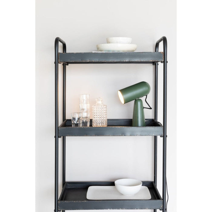 Hanglamp Vesper Metaal Groen 18.5x8.5 cm E27-Tafellampen-Creating Home
