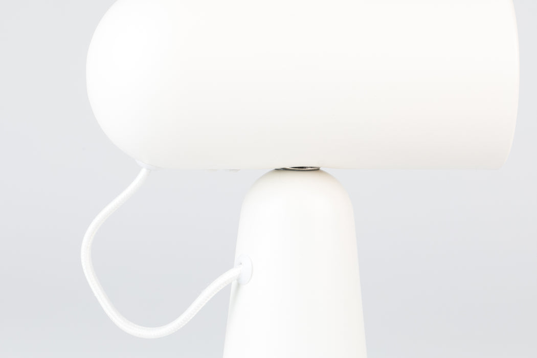 Hanglamp Vesper Metaal Wit 18.5x8.5 cm E27-Tafellampen-Creating Home