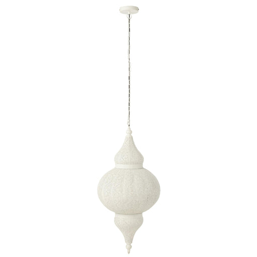 Hanglamp Wit Electrical part L 40 cm 40x40x86 cm-Hanglampen-J-Line