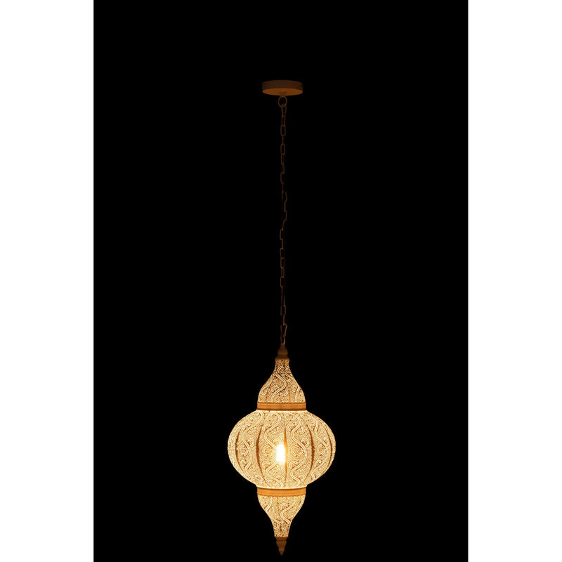 Hanglamp Wit Electrical part S 32 cm 32x32x65 cm-Hanglampen-J-Line