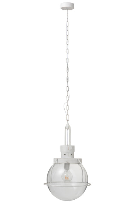 Hanglamp Wit Fitting 40 cm 40x40x180 cm-Hanglampen-J-Line