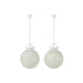 Hanglamp Wit Glas L 35 cm 35x35x85 cm-Hanglampen-J-Line